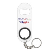POD5 Flesopener Sleutelhanger Mini Flessenopener (Achterkant)