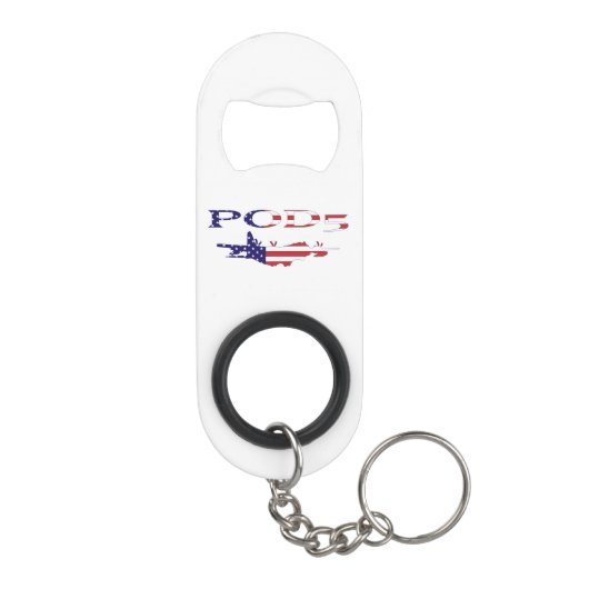 POD5 Flesopener Sleutelhanger Mini Flessenopener (Achterkant)