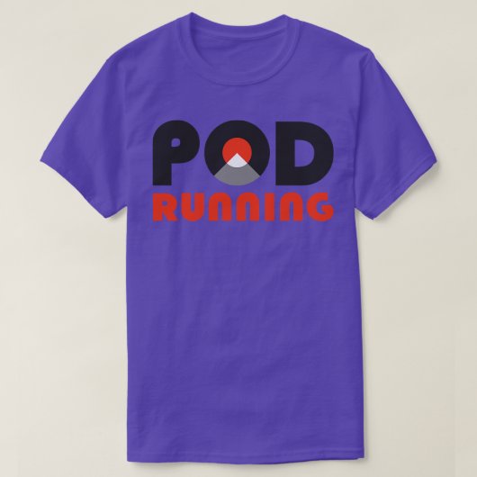 Pod aan het lopen t-shirt (Design voorkant)