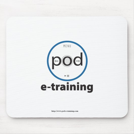 pod-e-training voor het logo-toetsenbord muismat (Voorkant)