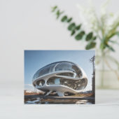 POD HOUSE FUTURISTISCH BRIEFKAART (Staand voorkant)