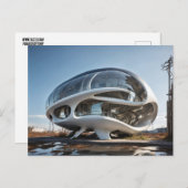 POD HOUSE FUTURISTISCH BRIEFKAART (Voorkant / Achterkant)