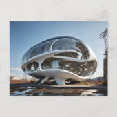 POD HOUSE FUTURISTISCH BRIEFKAART (Voorkant)