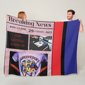 POD SPULLEN FLEECE DEKEN! DEKEN