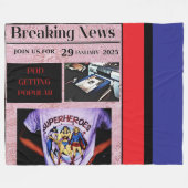 POD SPULLEN FLEECE DEKEN! DEKEN (Voorkant (Horizontaal))