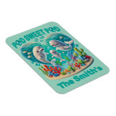 "Pod Sweet Pod" Whale familie  Magneet (Rechterzijde)