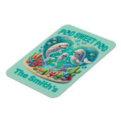 "Pod Sweet Pod" Whale familie  Magneet (Linkerzijde)