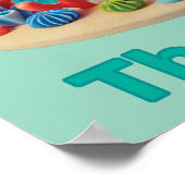 "Pod Sweet Pod" Whale familie  Poster (Hoek)