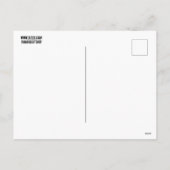 POD TINY HOUSE FUTURISTISCH BRIEFKAART (Achterkant)