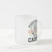 Podcast Content Creators Radio Show Podcasting Matglas Koffiemok (Voorkant rechts)