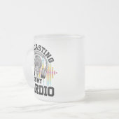 Podcast Content Creators Radio Show Podcasting Matglas Koffiemok (Voorkant links)