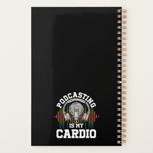 Podcast Content Creators Radio Show Podcasting Planner (Achterkant)