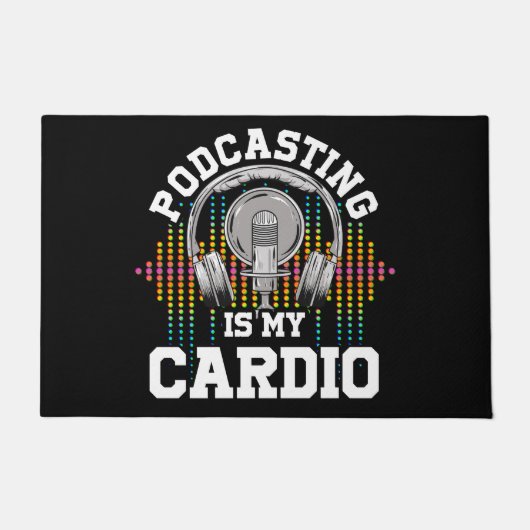 Podcast Content Creators Radio Show Podcasting T- Deurmat (Voorkant)