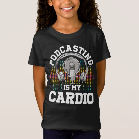 Podcast Content Creators Radio Show Podcasting T- T-shirt (Voorkant)