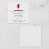 Podcast Creation Specialist Vierkante Visitekaartje (Voorkant / Achterkant)