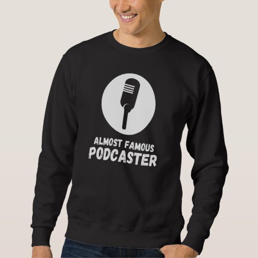 Podcast Host Podcaster Podcasting Social Media Pro Trui (Voorkant)