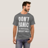 Podcast-host T-shirt (Voorkant volledig)