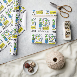 Podcast Inpakpapier, Cadeauverpakking voor Content Cadeaupapier