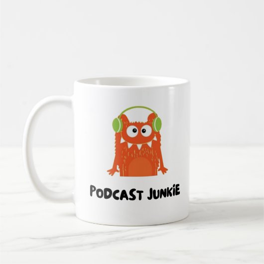 Podcast junkie koffiemok (Links)