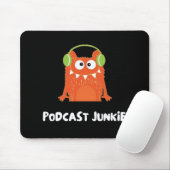 Podcast junkie muismat (Met muis)