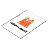 Podcast junkie notitieboek (Linkerzijde)