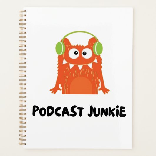 Podcast junkie planner (Voorkant)