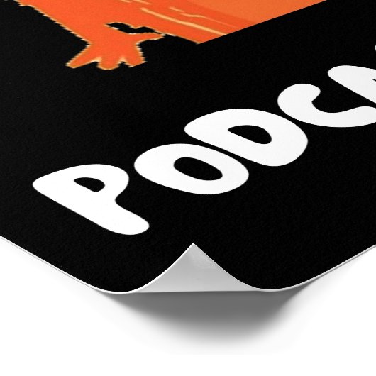 Podcast junkie poster (Hoek)