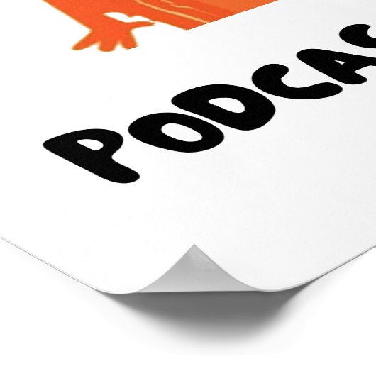 Podcast junkie poster (Hoek)