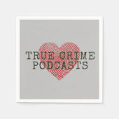 Podcast Lover Paper-party over True Crime Servet (Voorkant)
