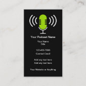 Podcast Marketing Promotionele Visitekaartjes (Voorkant)