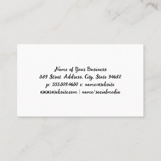 Podcast | Microfoon | Hout Visitekaartje (Achterkant)