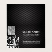 Podcast | Microfoon Visitekaartje (Buitenkant ongevouwen)