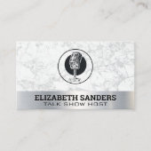 Podcast Oude Microfoon Visitekaartje (Voorkant)