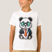 Podcast Panda - De coolste gastheer in bamboe! T-shirt (Voorkant)