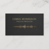 Podcast Producer Visitekaartje (Voorkant)
