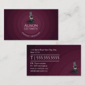 Podcast Producer/Vocal Coach/Voice actor Visitekaartje (Voorkant / Achterkant)