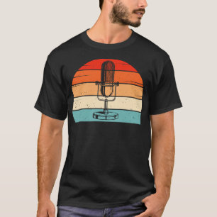 Podcast-radio microfoon Podcaster Retro Sun T-shirt