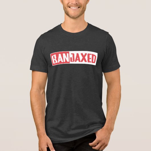 Podcast van Polyhedron Collider - Banjaxed Tri-Blend Shirt (Voorkant)