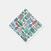 Podcast verjaardagsfeestje servet (Hoek)