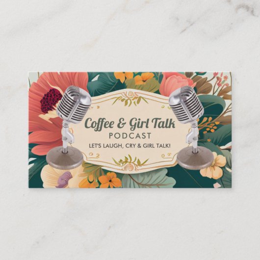  Podcast-visitekaartjes Visitekaartje (Voorkant)