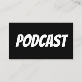 PODCAST-Visitekaartjes Visitekaartje