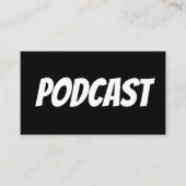 PODCAST-Visitekaartjes Visitekaartje (Voorkant)