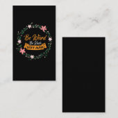 Podcast voor echte misdaad is vreemd: wodheid in l visitekaartje (Voorkant / Achterkant)