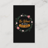 Podcast voor echte misdaad is vreemd: wodheid in l visitekaartje (Voorkant)