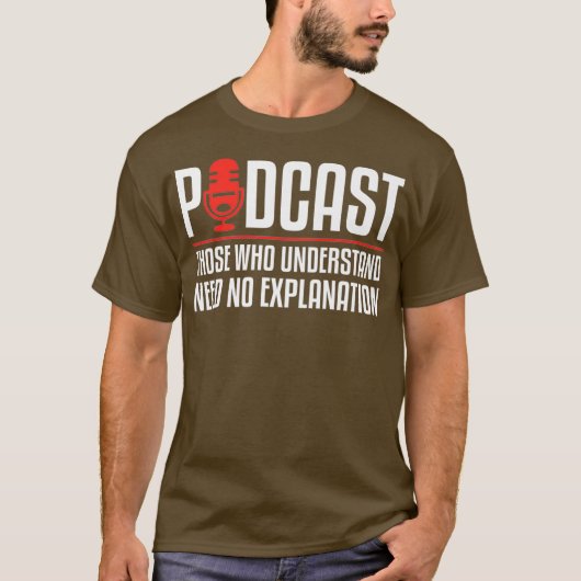 Podcast voor iedereen die begrijpt dat er geen uit t-shirt (Voorkant)