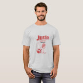 Podcast voor Justitie T-shirt (Voorkant volledig)