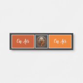 Podcaster, Retro Podcast Deurbordje (Voorkant)