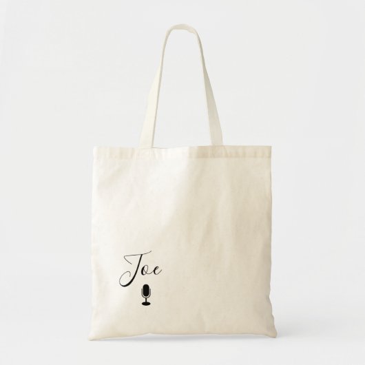 Podcaster Tote Bag (Voorkant)