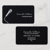 Podcaster Voiceover Artiest Premium Visitekaartje (Voorkant / Achterkant)