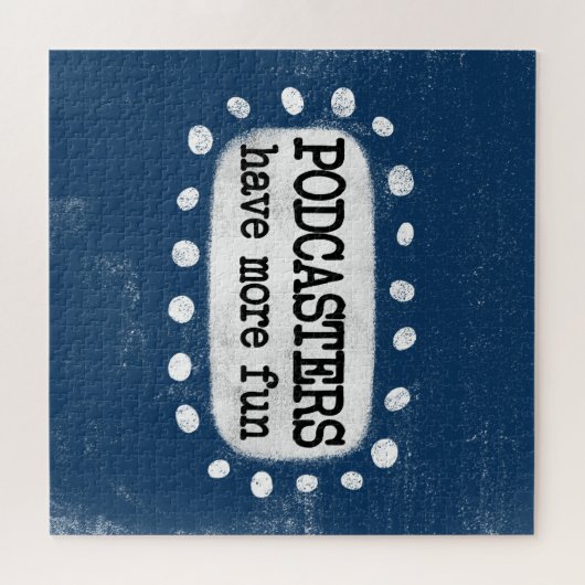 Podcasters hebben meer leuke puzzel legpuzzel (Horizontaal)